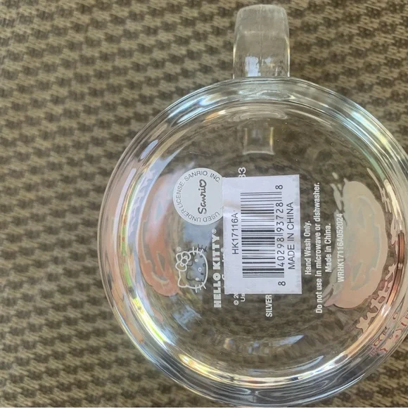 Sanrio Hello Kitty Clear Glass Mug - Picture 3 of 4